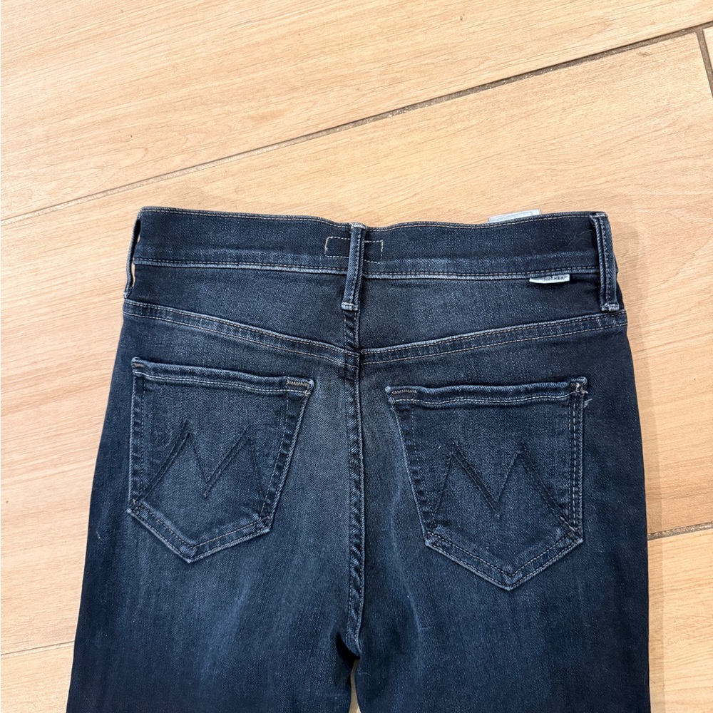 MOTHER Midnight Blue Skinny Jeans